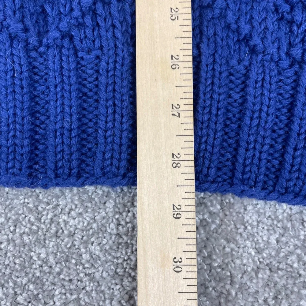 Vintage‎ IZOD Sweater Mens Large Wool Ski Chunky Knit Grandpa Geometric 80s 90s